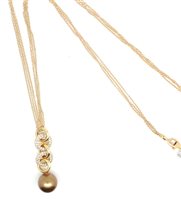 Collar Medea Mujer in Oro rosa Perla JS1989 - JS1989